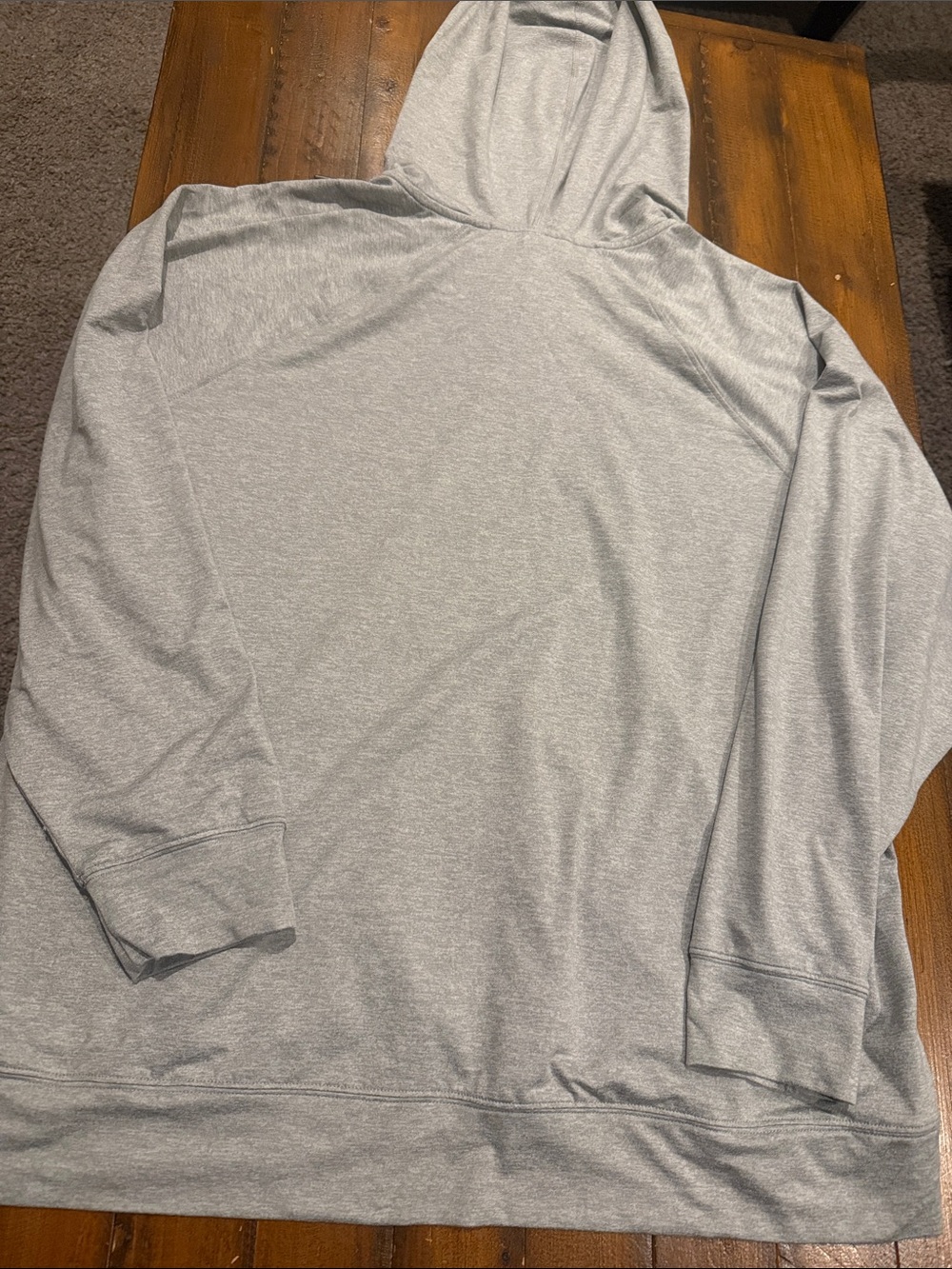Vuori Light Gray Men's Hooded Pullover - Picture 2 of 4